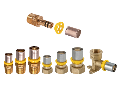 Raccordi a pressare Multistrato gas