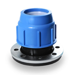 RACCORDO FLANGIATO D. 90 X DN 80 PVC