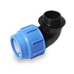 GOMITO MASCHIO D. 63 X 2" PVC