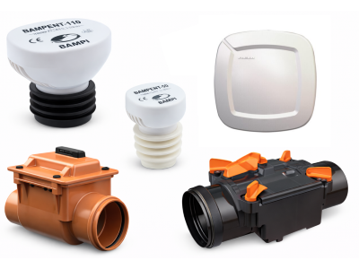 Valvole di Areazione e Antiriflusso per Scarichi 