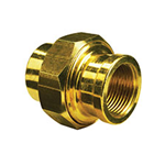 BOCCHETTONE OTTONE GIALLO F/F 1"