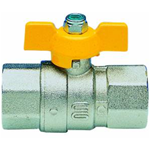 VALVOLA A SFERA GAS F/F A FARFALLA D 1 1/4"