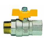 VALVOLA A SFERA GAS M/F A FARFALLA D 1 1/4"