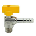 RUBINETTO A SFERA GAS SQUADRA M/PORTAGOMMA METANO D 1/2"