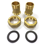 KIT RACCORDI PER CONTATORE 1/2" X 3/4"