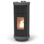 TERMOSTUFA A PELLET DORICA SUPREME IDRA METALCOLOR 24 KW