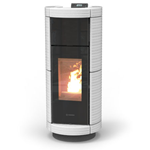 TERMOSTUFA A PELLET DORICA SUPREME IDRA MAIOLICA 24 KW