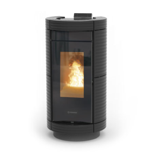 TERMOSTUFA A PELLET DORICA IDRA MAIOLICA 14 KW