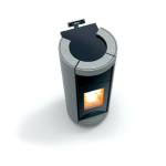 TERMOSTUFA A PELLET DORICA SUPREME IDRA STONE 24 KW