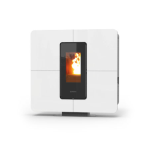TERMOSTUFA A PELLET SLIMQUADRO IDRA MAXI EVO 22 KW