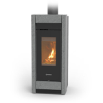 STUFA A LEGNA CAN/LE ESSENZA EVO WOOD STONE HP 10 KW