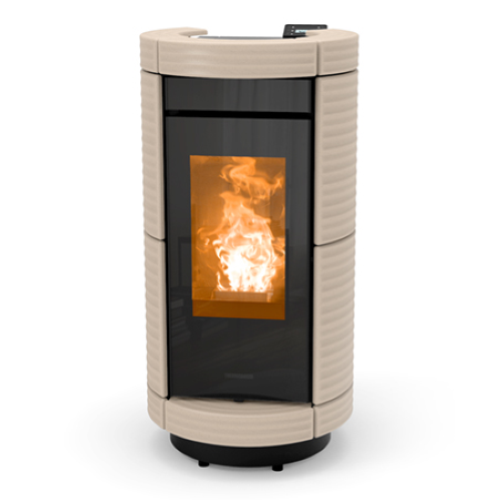 STUFA A PELLET DORICA MAIOLICA NATURAL AIR EVO6