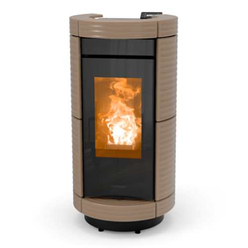 STUFA A PELLET DORICA MAIOLICA NATURAL AIR EVO6