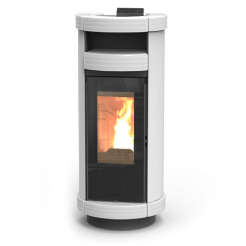 STUFA A PELLET DORICA SUPREME METALCOLOR NATURAL AIR EVO6