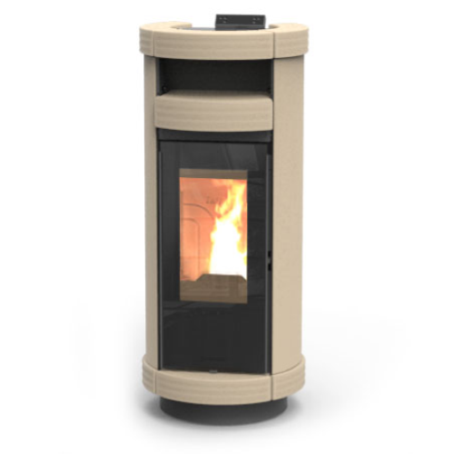 STUFA A PELLET DORICA SUPREME METALCOLOR NATURAL AIR EVO6