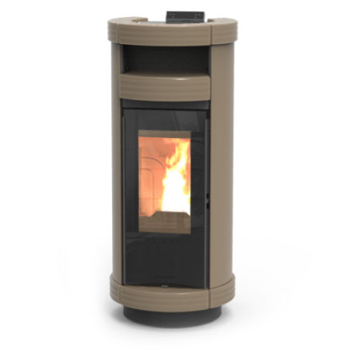 STUFA A PELLET DORICA SUPREME METALCOLOR NATURAL PLUS KW 14,4