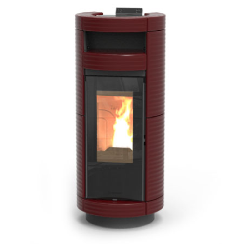 STUFA A PELLET DORICA SUPREME MAIOLICA NATURAL PLUS EVO6