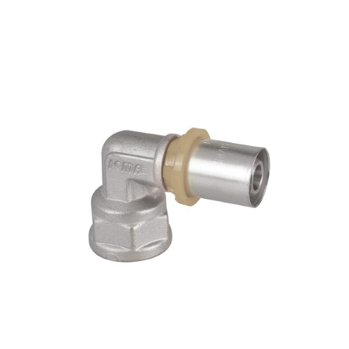 RACCORDO A GOMITO F. D 26 X 3/4" A PRESSARE