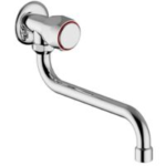 RUBINETTO LAVELLO A PARETE CANNA A ESSE