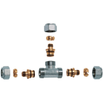 RACCORDO A T INTERMEDIO DIAM. 16 X 2 