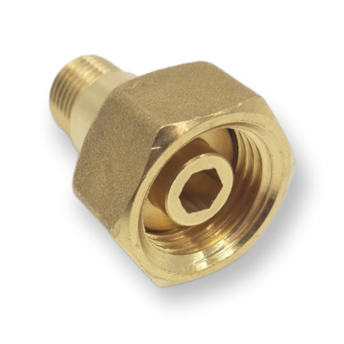 RACCORDO FILETTATO CON DADO DIAM. 1/4"