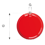 VASO D'ESPANSIONE PIATTO LT 10