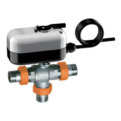 VALVOLA DI ZONA 3 VIE BOCCHETTONATA  SOLAR D 1" 8 S