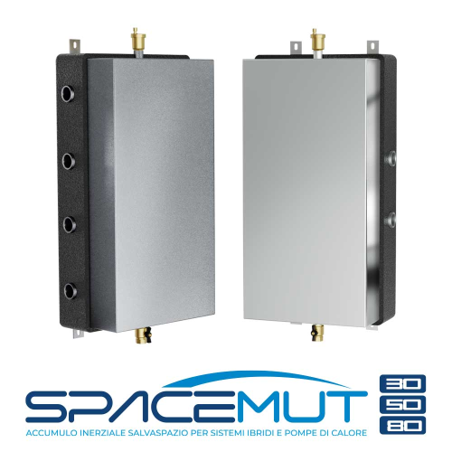 ACCUMULO INERZIALE SPACEMUT 50 LT A 4 ATTACCHI DIAM. 1" 1/4