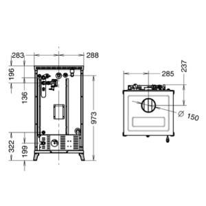 TERMOSTUFA DORA EASY READY TO START 30,7 KW
