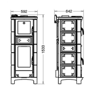 TERMOSTUFA ARDHEA - F EVO 5 MAIOLICA 30,7 KW