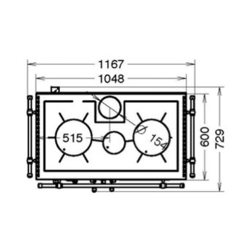 TERMOCUCINA BOSKY COUNTRY F 30 5 EVO FIORI 30,5 KW