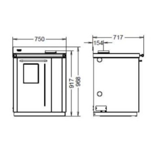 TERMOCUCINA BOSKY 30 SQUARE EVO 5
