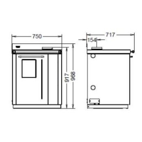 TERMOCUCINA BOSKY 30 SQUARE EVO 5