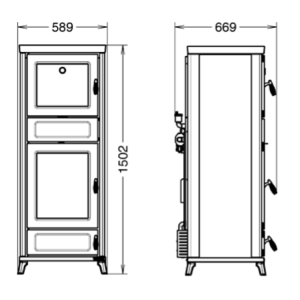 TERMOSTUFA FLORA EASY READY TO START 30,7 KW