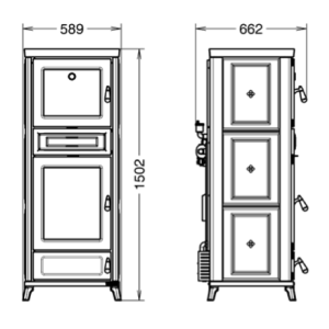 TERMOSTUFA FLORA MAIOLICA READY TO START 30,7 KW