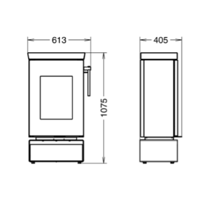 STUFA A LEGNA ZEN EVO6 W