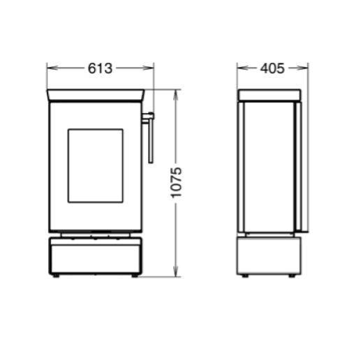 STUFA A LEGNA ZEN EVO6 W