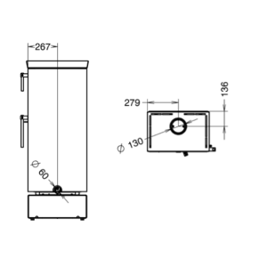 STUFA A LEGNA ZEN EVO6 O CON FORNO
