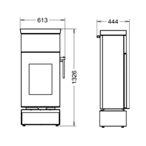 STUFA A LEGNA ZEN EVO6 T
