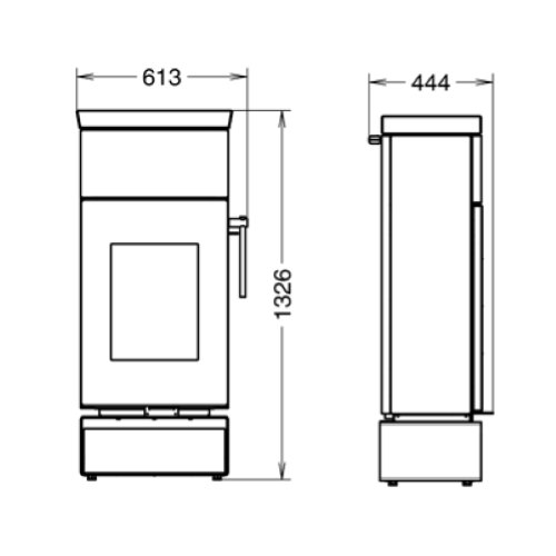 STUFA A LEGNA ZEN EVO6 T