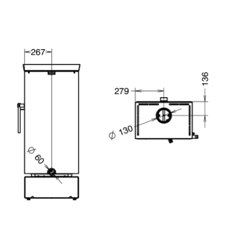 STUFA A LEGNA ZEN EVO6 T