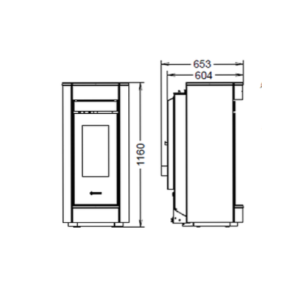 STUFA A LEGNA CAN/LE MOMA EVO WOOD HP 10 KW