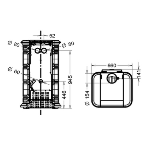 STUFA A LEGNA CAN/LE SAINT MORITS EVO WOOD MAIOLICA HP 11,4 KW