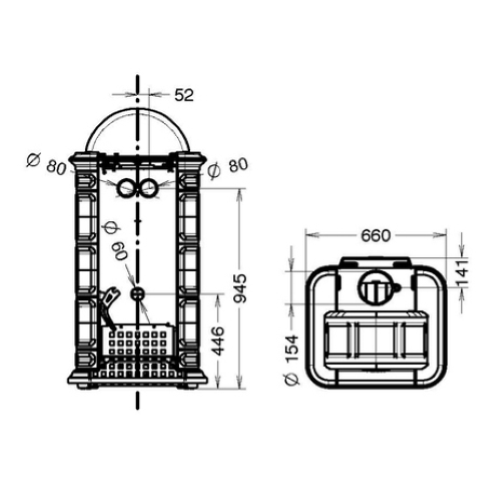 STUFA A LEGNA CAN/LE LIENZ EVO WOOD MAIOLICA HP 11,4 KW