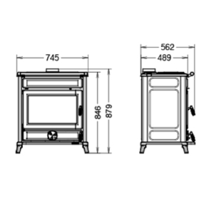 STUFA A LEGNA AGORÀ EVO 6