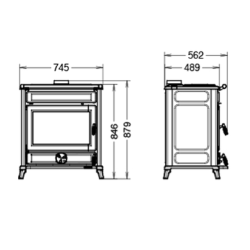STUFA A LEGNA AGORÀ EVO 6