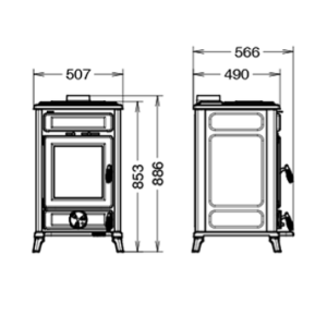 STUFA A LEGNA FILÒ EVO 6