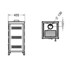 STUFA A LEGNA SOFIA EVO 6 MAIOLICA