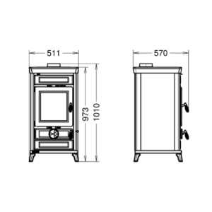 STUFA A LEGNA ILARIA EVO 6 EASY