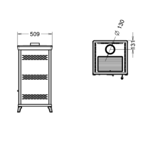 STUFA A LEGNA ILARIA EVO 6 EASY